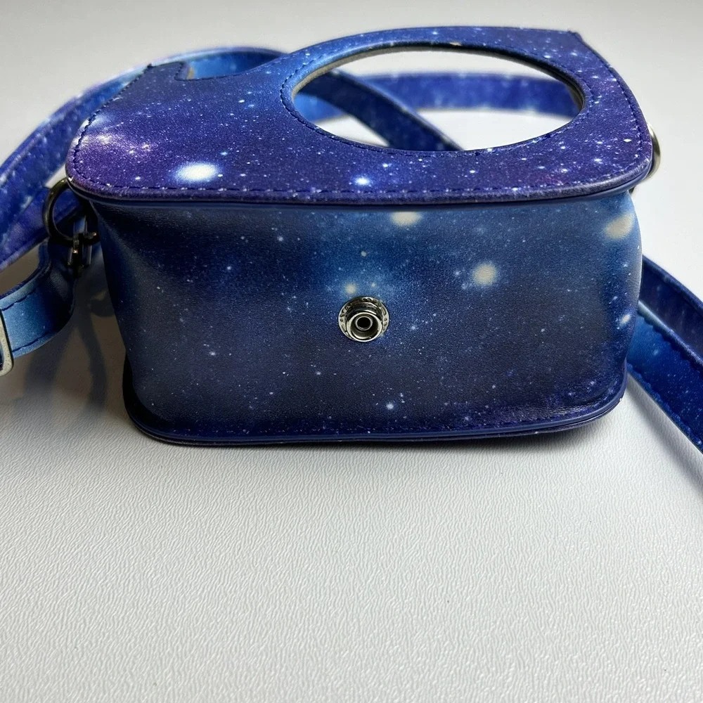 Fujifilm Instax Mini Instant Film Camera Black Blue Galaxy Carrying Case*
